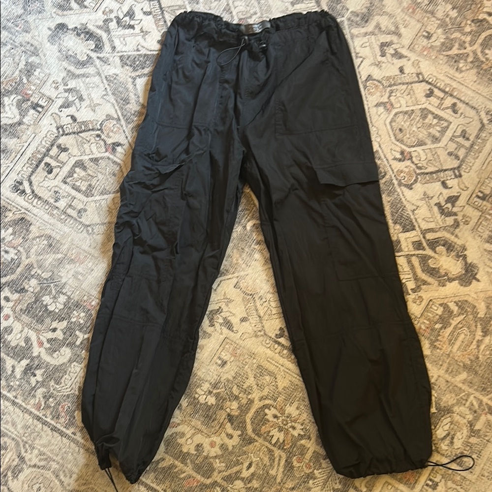 Men's Black Cargo Pants